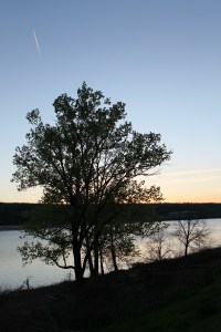 The Arkansas from our door