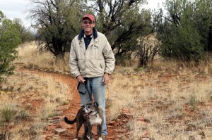 A hike in the desert