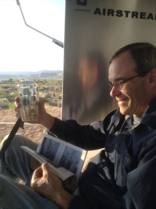 Brad studies up on Glen Canyon Dam